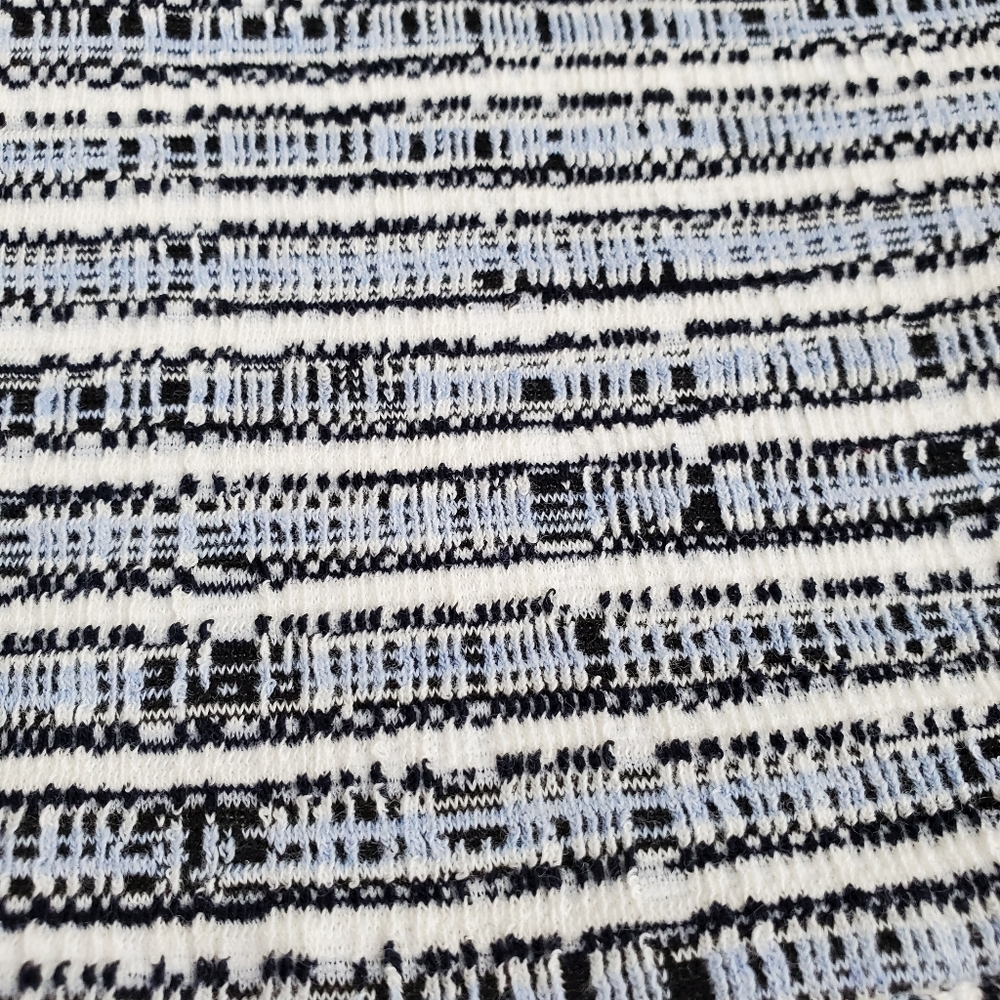 NWOT LOFT Striped Flounce Pull On Skirt - Picture 6 of 9